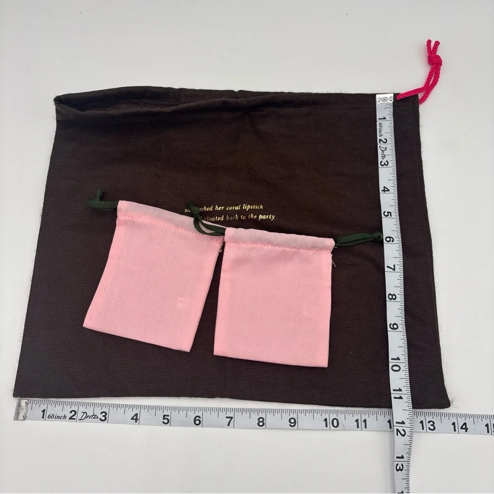 Kate Spade Brown Dust Bag with Gold‎ Text